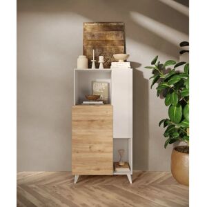 INOSIGN Monaco Highboard - Weiß, Eiche Cadiz NB, Soft-Close INOSIGN Monaco Highboard - Weiß, Eiche Cadiz NB, Soft-Close