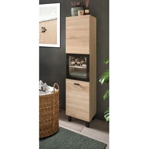 WELLTIME Tampa 125cm Hochschrank - Hängend oder Stehend - Eiche Sonoma WELLTIME Tampa 125cm Hochschrank - Hängend oder Stehend - Eiche Sonoma