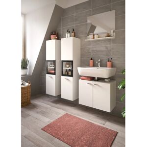 WELLTIME Tampa 137cm Weiß Badezimmer Set - 4-teilig WELLTIME Tampa 137cm Weiß Badezimmer Set - 4-teilig