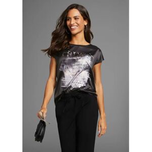 LAURA SCOTT Modell 36 Slim Fit Satinbluse - Shirtbluse LAURA SCOTT Modell 36 Slim Fit Satinbluse - Shirtbluse