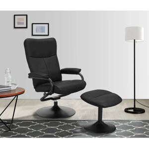 andas - Istad - Schwarz - Kunstleder - Armchair andas - Istad - Schwarz - Kunstleder - Armchair