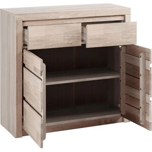 HOME AFFAIRE Silkeborg Eiche weiß gekalkt Sideboard - Sideboard HOME AFFAIRE Silkeborg Eiche weiß gekalkt Sideboard - Sideboard