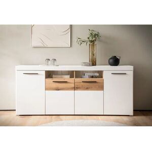 INOSIGN Salerno Weiß Eiche Evoke Moderner Schrank - Sideboard INOSIGN Salerno Weiß Eiche Evoke Moderner Schrank - Sideboard