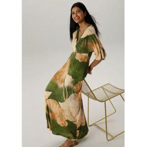 SELECTED Grünes Blätter-Maxikleid SELECTED Grünes Blätter-Maxikleid
