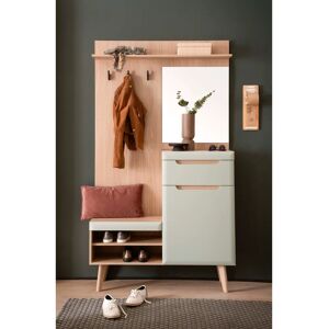 HOME AFFAIRE Torge Grüne Garderobe - Stauraum, Skandinavisches Design HOME AFFAIRE Torge Grüne Garderobe - Stauraum, Skandinavisches Design