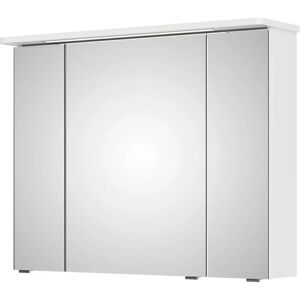 SAPHIR Modell 4005 Weiß Hochglanz Spiegelschrank mit LED SAPHIR Modell 4005 Weiß Hochglanz Spiegelschrank mit LED