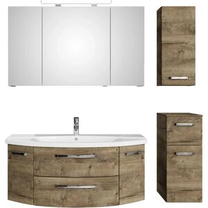SAPHIR Serie 4010 Badezimmermöbel-Set - Keramik-Waschtisch, LED-Spiegelschrank SAPHIR Serie 4010 Badezimmermöbel-Set - Keramik-Waschtisch, LED-Spiegelschrank