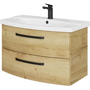 SAPHIR Serie 4010 - 2-teilig Badezimmermöbelset mit LED-Spiegelschrank SAPHIR Serie 4010 - 2-teilig Badezimmermöbelset mit LED-Spiegelschrank