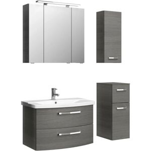 SAPHIR Serie 4010 Badezimmermöbel-Set - 4-teilig, Grau SAPHIR Serie 4010 Badezimmermöbel-Set - 4-teilig, Grau