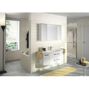 SAPHIR Modell 4010 Badezimmer-Spiegelschrank - Weiß Glanz, 3 Türen, LED-Beleuchtung SAPHIR Modell 4010 Badezimmer-Spiegelschrank - Weiß Glanz, 3 Türen, LED-Beleuchtung