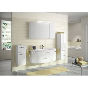SAPHIR Serie 4010 Badezimmer-Spiegelschrank - Weiß Glanz, 140cm, 73,8cm, 17cm SAPHIR Serie 4010 Badezimmer-Spiegelschrank - Weiß Glanz, 140cm, 73,8cm, 17cm