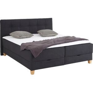 Home Affair Haley Boxspringbett - anthrazit - 200x220cm - Deutsche Qualität Home Affair Haley Boxspringbett - anthrazit - 200x220cm - Deutsche Qualität