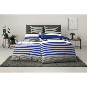H.I.S Majoran Baumwoll-Bettwäsche-Set - Streifen, Wendefunktion, 3-tlg H.I.S Majoran Baumwoll-Bettwäsche-Set - Streifen, Wendefunktion, 3-tlg