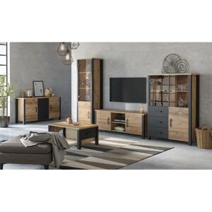 HOME AFFAIRE Olin Kastenmöbel-Set - schwarz HOME AFFAIRE Olin Kastenmöbel-Set - schwarz