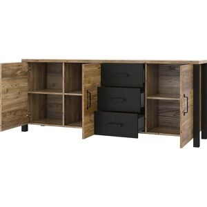 HOME AFFAIRE Olin WM Sideboard - Moderner Rustikal Stil HOME AFFAIRE Olin WM Sideboard - Moderner Rustikal Stil