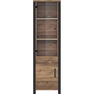 HOME AFFAIRE Olin Schwarze Holz Vitrine HOME AFFAIRE Olin Schwarze Holz Vitrine