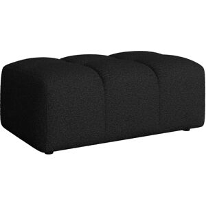 HOME AFFAIRE Tuure Hocker - Velours, 124cm, Schwarz, Made in Polen HOME AFFAIRE Tuure Hocker - Velours, 124cm, Schwarz, Made in Polen
