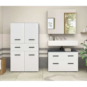 INOSIGN Skara Midischrank - Modern, anthrazit/weiß, 76cm INOSIGN Skara Midischrank - Modern, anthrazit/weiß, 76cm