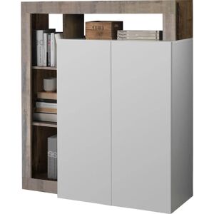 INOSIGN Hamburg Sideboard - Braun/Weiß/Pero - 108x126x42cm INOSIGN Hamburg Sideboard - Braun/Weiß/Pero - 108x126x42cm