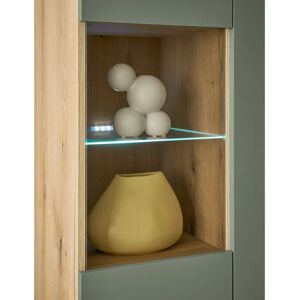 INOSIGN MAVAS Vitrine - Grün, 90x40x134 cm - Modernes Design INOSIGN MAVAS Vitrine - Grün, 90x40x134 cm - Modernes Design