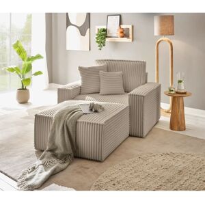 Andas Finnley Zweisitzer Beige - Skandinavisches Design Andas Finnley Zweisitzer Beige - Skandinavisches Design