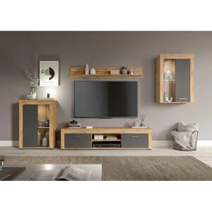 INOSIGN Aosta - Wotan Eiche Nachbildung, Grau, Wohnzimmer-Set INOSIGN Aosta - Wotan Eiche Nachbildung, Grau, Wohnzimmer-Set