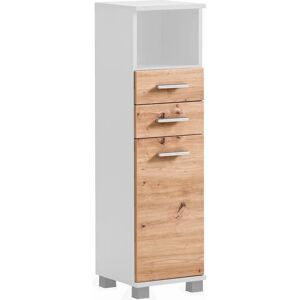 WELLTIME Palermo Badezimmer Schrank - FSC Holz - 30cm Breit WELLTIME Palermo Badezimmer Schrank - FSC Holz - 30cm Breit