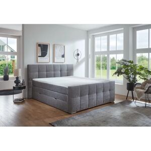 Places of Style - Rosà - 204x224 cm - silberfarben - box spring bed Places of Style - Rosà - 204x224 cm - silberfarben - box spring bed