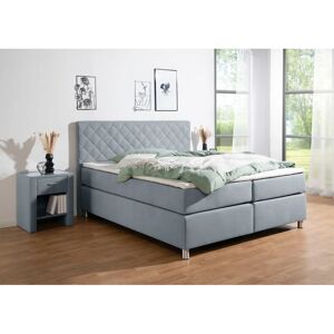 Leonique Bernard Blau 7-Zonen Boxspringbett - Bett Leonique Bernard Blau 7-Zonen Boxspringbett - Bett