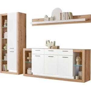 INOSIGN Brixen Modernes Wohnzimmer-Set - Eiche Evoke & Weiß INOSIGN Brixen Modernes Wohnzimmer-Set - Eiche Evoke & Weiß