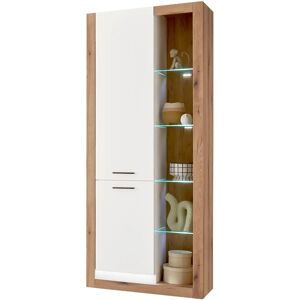 INOSIGN Brixen Eiche Dekor Moderne Standvitrine - Vitrine INOSIGN Brixen Eiche Dekor Moderne Standvitrine - Vitrine