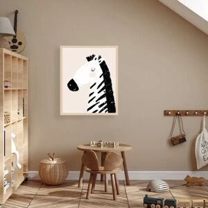 LÜTTENHÜTT - Gezeichnete Giraffe im Profil - Multicolor LÜTTENHÜTT - Gezeichnete Giraffe im Profil - Multicolor