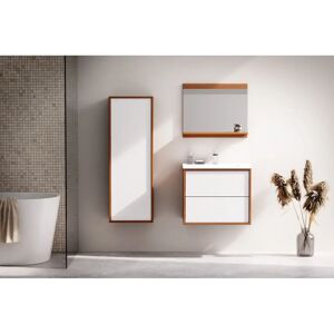 Welltime - WELLTIME - 60cm - braun (oak weiß) - Waschtisch Welltime - WELLTIME - 60cm - braun (oak weiß) - Waschtisch