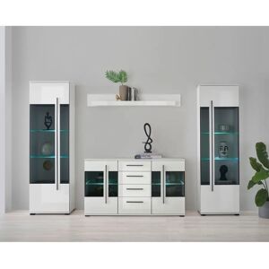 INOSIGN Cantara Wohnwand - Modern, Weiß, 290x42x270 cm INOSIGN Cantara Wohnwand - Modern, Weiß, 290x42x270 cm