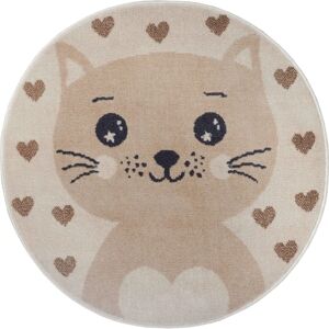 Hanse Home Adventures Cat Children's Rug - Round 140cm Hanse Home Adventures Cat Children's Rug - Round 140cm