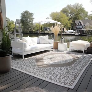 Tapis beige Meekly d'Elle Decoration - Usage intérieur & extérieur - Publicité Tapis beige Meekly d'Elle Decoration - Usage intérieur & extérieur - Publicité
