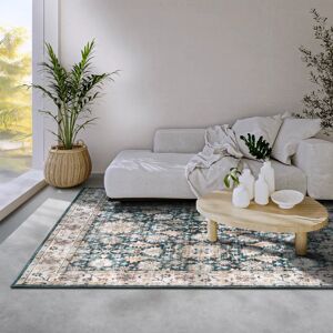 Tapis Vintage Saveh ELLE Decoration - Intérieur, Bleu/Crème, 120x160cm - Publicité Tapis Vintage Saveh ELLE Decoration - Intérieur, Bleu/Crème, 120x160cm - Publicité