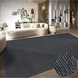 VILLEROY & BOCH Francois Wool Rug - Handwoven, Anthracite, 80x150cm VILLEROY & BOCH Francois Wool Rug - Handwoven, Anthracite, 80x150cm