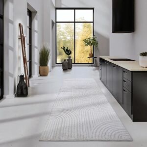 Elle Decoration Chappe - Cremeweiß Hochflor-Teppich Elle Decoration Chappe - Cremeweiß Hochflor-Teppich