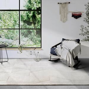 VILLEROY & BOCH Ursule Wollteppich - Geometrisch, Handgewebt, Beige 190x280cm VILLEROY & BOCH Ursule Wollteppich - Geometrisch, Handgewebt, Beige 190x280cm