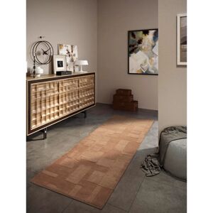 Villeroy & Boch Wilhelmine Wool Rug - Geometric, 80x250cm, Brown Villeroy & Boch Wilhelmine Wool Rug - Geometric, 80x250cm, Brown