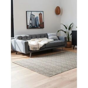 Tapis ELLE DECORATION Howlite Crème Gris - Design Moderne Géométrique - Publicité Tapis ELLE DECORATION Howlite Crème Gris - Design Moderne Géométrique - Publicité