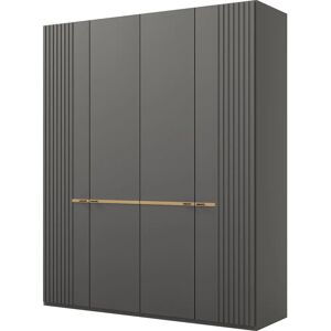 Musterring Isabelle Kleiderschrank - Modern Lamellen, Grau Musterring Isabelle Kleiderschrank - Modern Lamellen, Grau