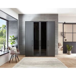 Wiemann Split Kleiderschrank - 6 Türen, Verstellbare Regale, Glastüren Wiemann Split Kleiderschrank - 6 Türen, Verstellbare Regale, Glastüren