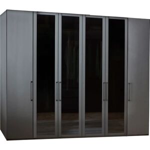 WIEMANN Split Kleiderschrank - 8 Türen, Floatglas, Türdämpfer, variabel einsetzbare Regale WIEMANN Split Kleiderschrank - 8 Türen, Floatglas, Türdämpfer, variabel einsetzbare Regale