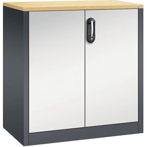 C+P Stahlschrank - Verstärkte Türen, 2 Regale, 1000x930x500mm C+P Stahlschrank - Verstärkte Türen, 2 Regale, 1000x930x500mm