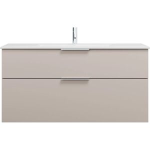 Burgbad Eqio Waschtischkombination mit Keramik-Waschtisch Slim, 122 cm - Waschtisch Schrank Burgbad Eqio Waschtischkombination mit Keramik-Waschtisch Slim, 122 cm - Waschtisch Schrank
