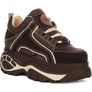Buffalo 1339-14 Leather Brown/Beige Trainers - Sneakers Buffalo 1339-14 Leather Brown/Beige Trainers - Sneakers