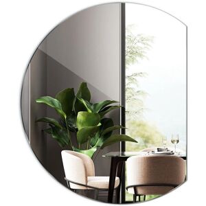Grand Miroir Rond Mural Coloray - Sans Cadre, Verre Asymétrique Salle de Bain - Publicité Grand Miroir Rond Mural Coloray - Sans Cadre, Verre Asymétrique Salle de Bain - Publicité