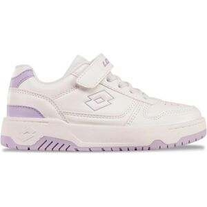Lotto Kinder Sneaker Weiß-Lila - Kinderfußgerechte Passform Lotto Kinder Sneaker Weiß-Lila - Kinderfußgerechte Passform